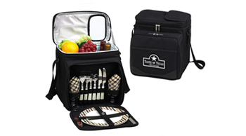 Equipped Picnic Cooler for Two